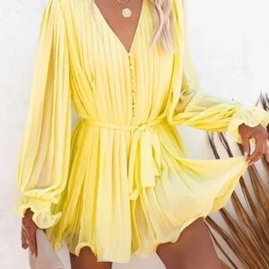 Endless Rose  Pleated Romper XS.